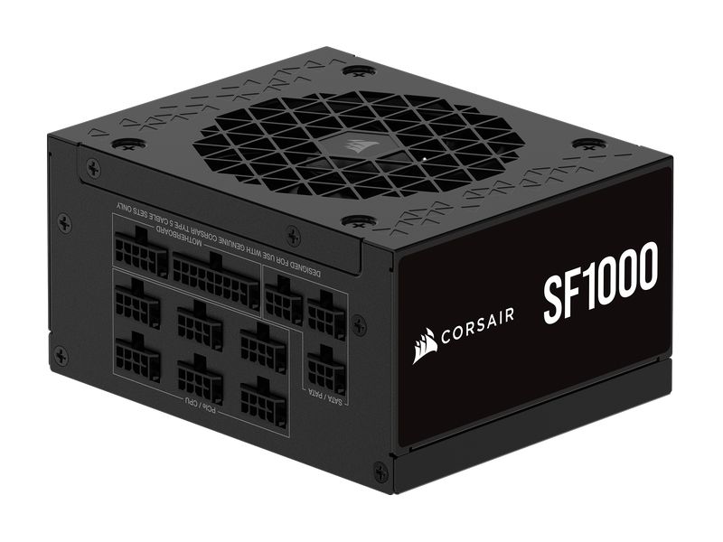 Corsair Netzteil SF1000 1000 W Vollmodulares SFX-Netzteil mit 80 PLUS Platinum-Zertifikat