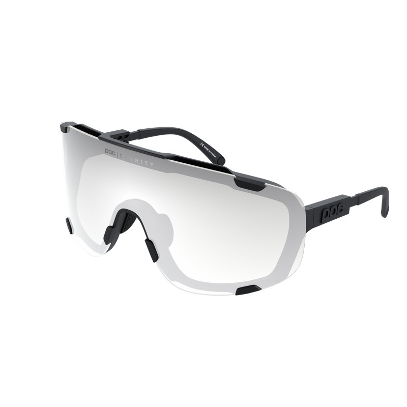 POC Devour photochromic cykelbriller uranium black/clarity/changeable grey