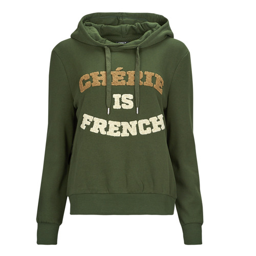 Only - ONLJENNI L/S FENCH HOOD CS SWT - Kaki