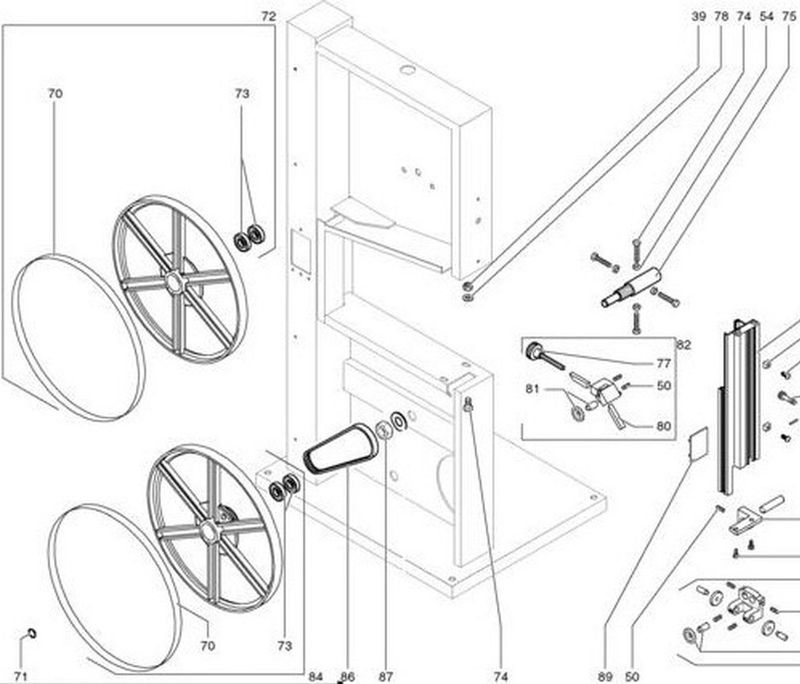 Metabo - Aandrijfriem - Lintzaag BAS 250 - 344260420