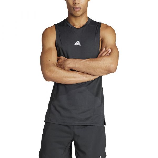 Adidas Desgined For Training Hr Sleeveless T-shirt Preto 2XL Homem