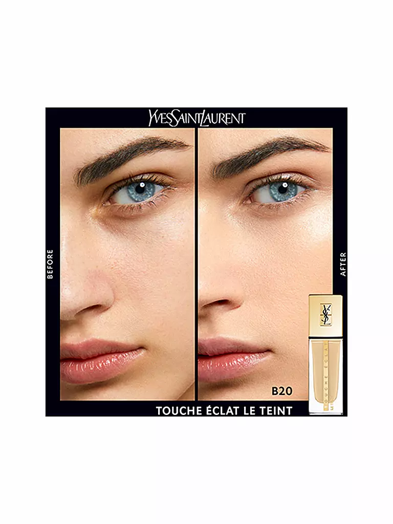 YVES SAINT LAURENT Touche Éclat Le Teint Foundation ( B20 Ivory )  braun