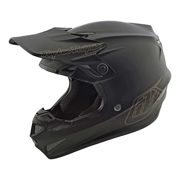 Troy Lee Designs - Casque SE4 Polyacrylite Mono Noir Mat