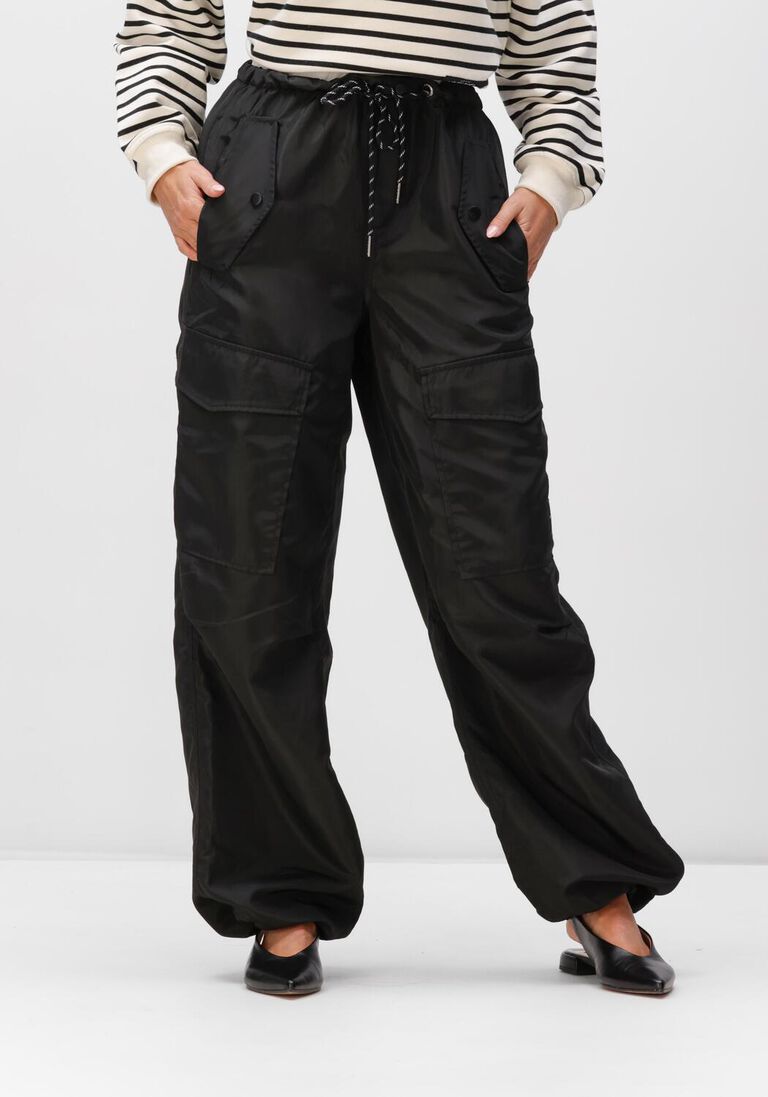 zwarte haute l'amitié cargobroeken cargo pull on tall trouser