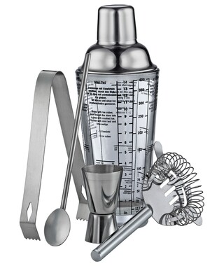 cilio Bar-Set COSMOPOLITAN 5-teilig Edelstahl/Glas