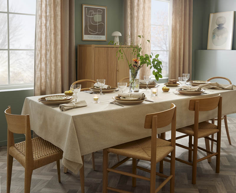 Lindis duk 140x180 beige
