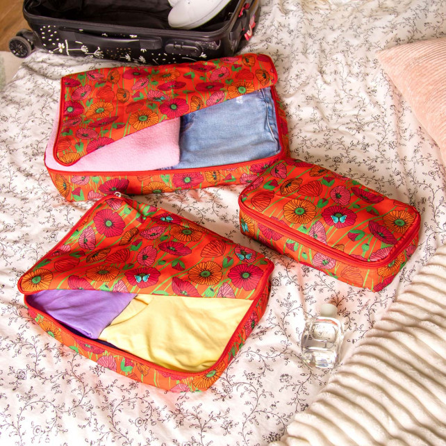 Set de 3 pochettes de voyage - Travel organizer