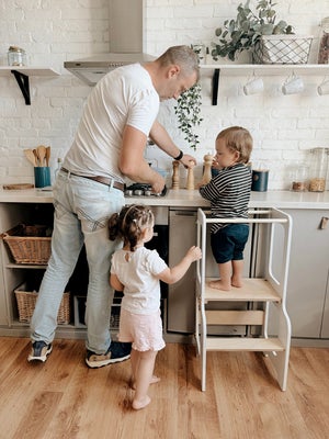 Family-scl 4-in-1 Læringstårn, Hvit