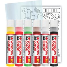 KiDS Kit Window Color 'Ferme', 6 x 25 ml