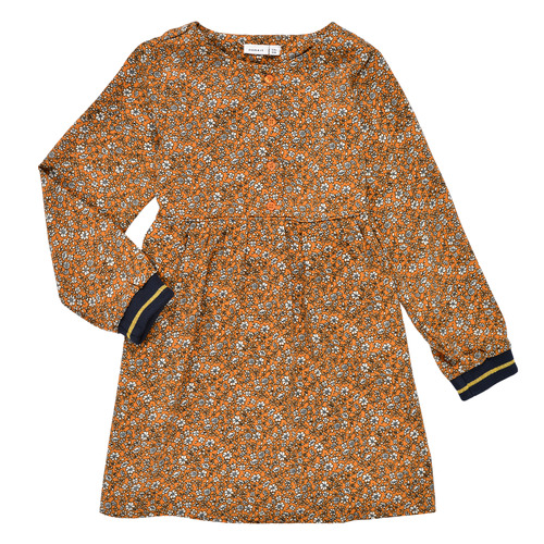 Name it - NKFKRINFRA LS DRESS - Orange