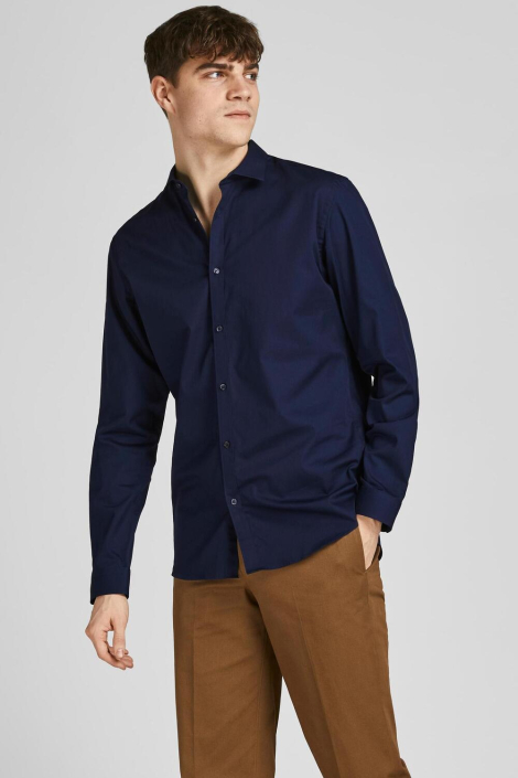 Jack & Jones blauwe heren overhemd