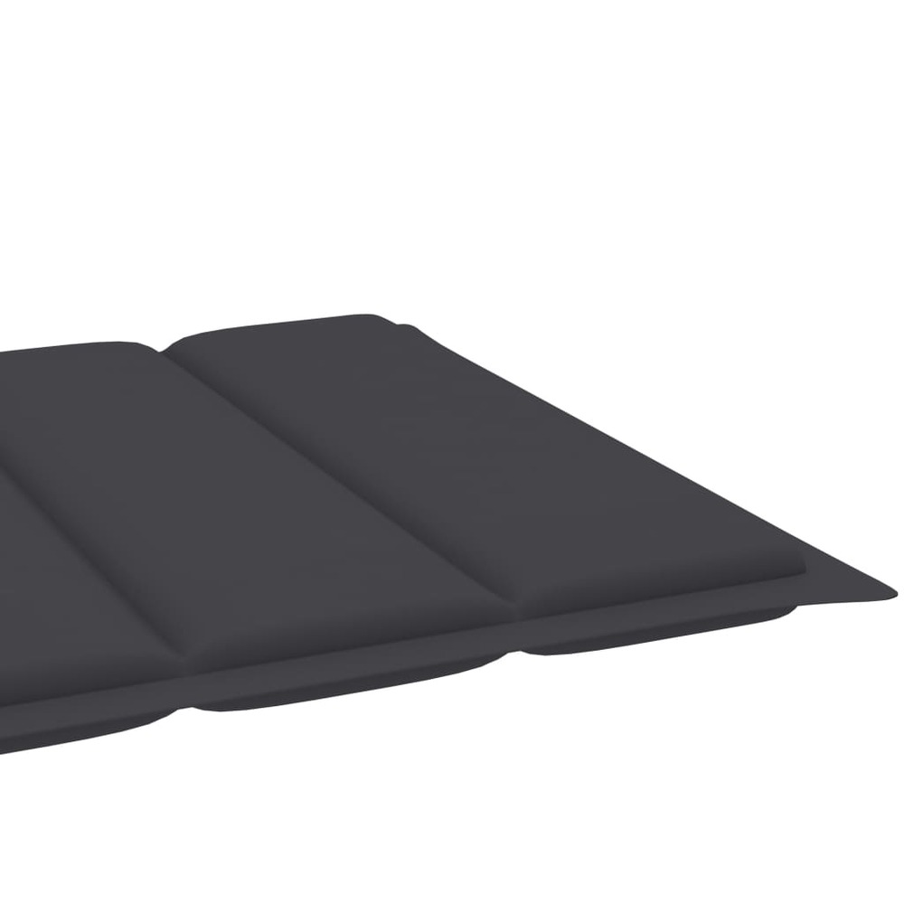 Transat chaise longue bain de soleil lit de jardin terrasse meuble d'extérieur avec table et coussin bois de teck solide 02_0