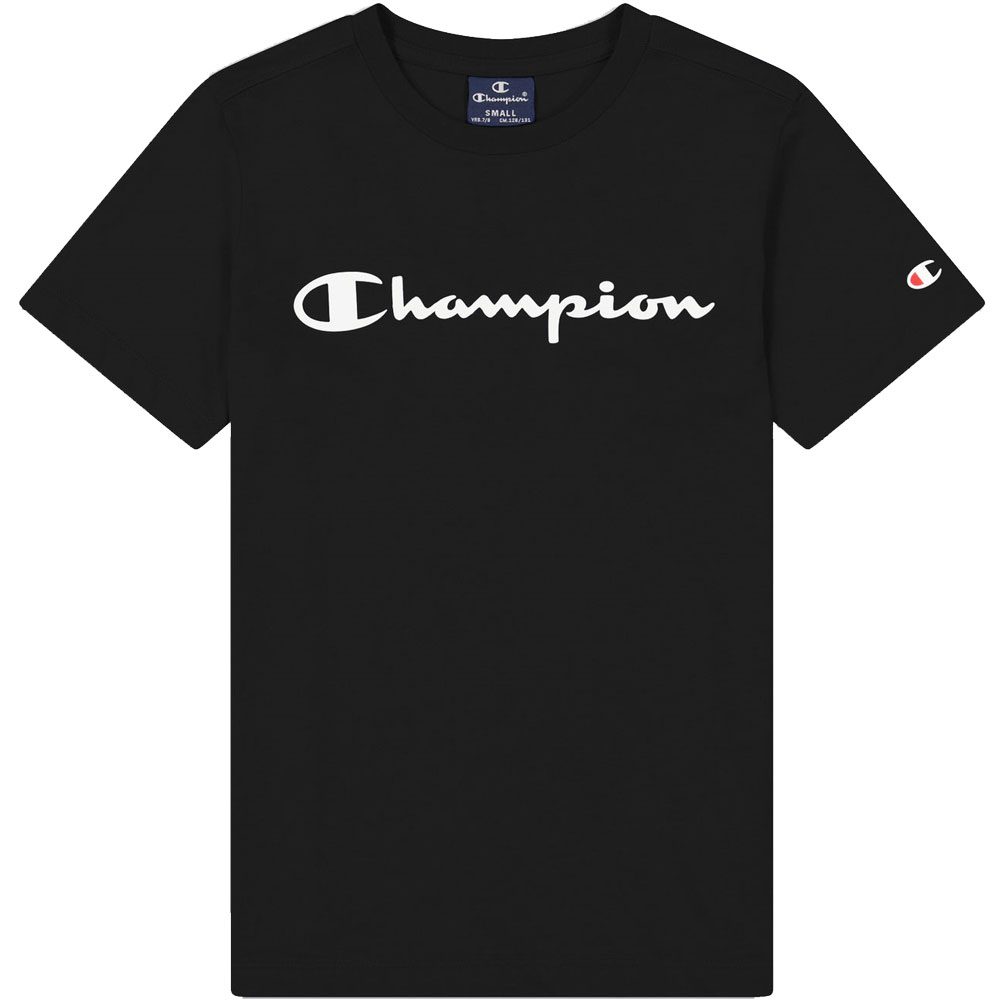 Champion Crewneck T-Shirt Jungen black beauty