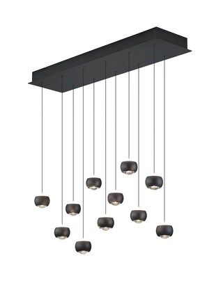 Musterring LED Balkenpendel MR CANNON 11-flg schwarz