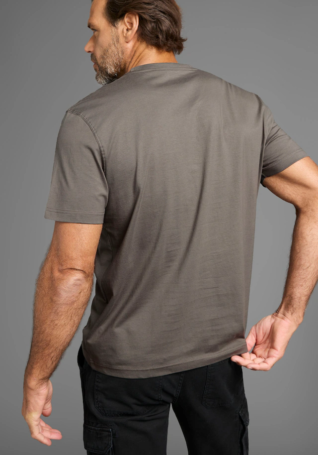 Man's World T-Shirt Kurzarm,  bedruckt,  Rundhalsausschnitt,  aus dehnbarem Jerseystoff
