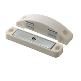 2 loqueteaux Blanc 10 kg entraxe 60