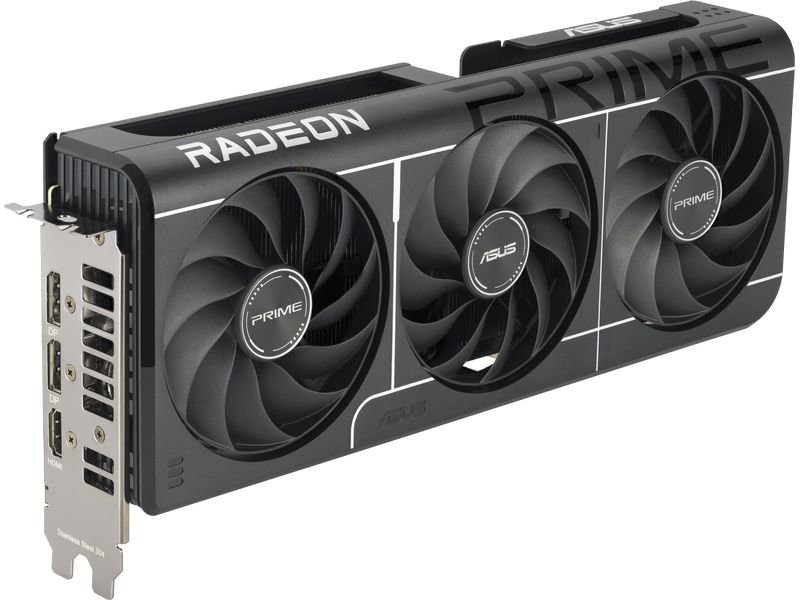 ASUS Grafikkarte AMD Radeon RX9060 XT Prime 16GB Grafikkarte mit 16 GB GDDR6 Speicher