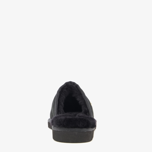 Hush Puppies gevoerde heren pantoffels zwart