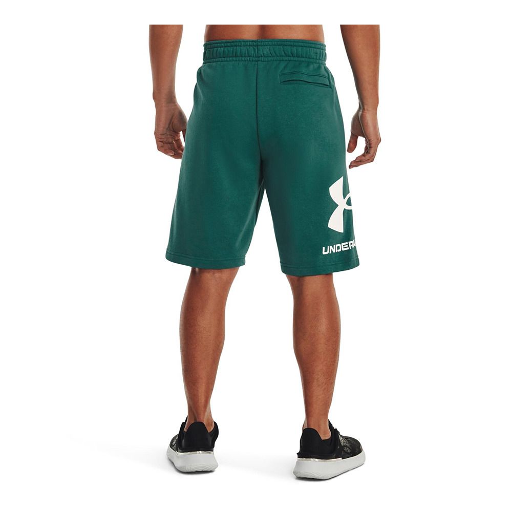 Under Armour UA RIVAL FLEECE BIG LOGO - Short Homme coastal teal/onyx white