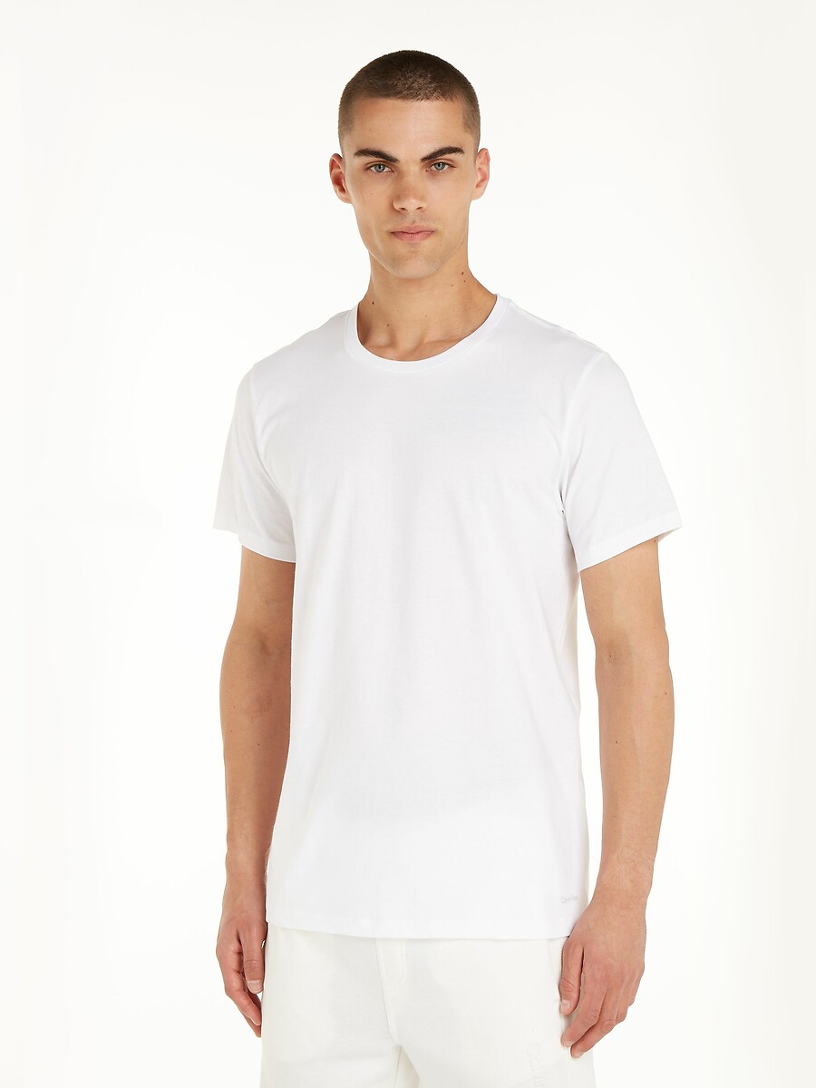 CALVIN KLEIN ROUPA ÍNTIMA<br>Conjunto de 3 camisetas lisas