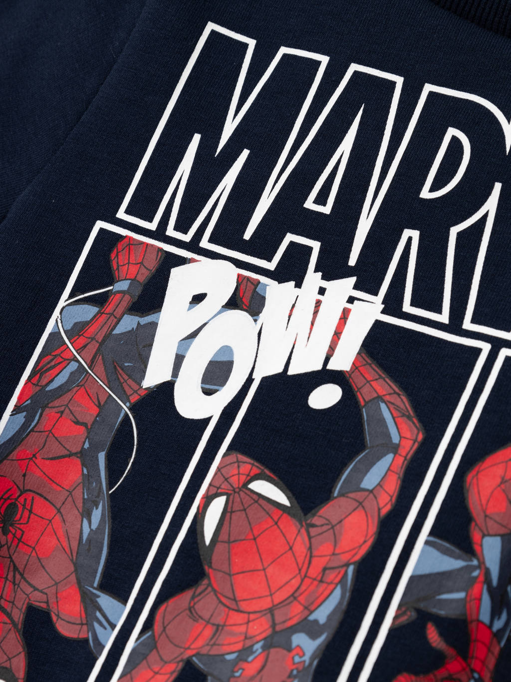 NAME IT Marvel sweater NMMJESSIE donkerblauw/rood