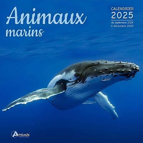 CARTOTHEQUE - CALENDRIER ANIMAUX MARINS 2025