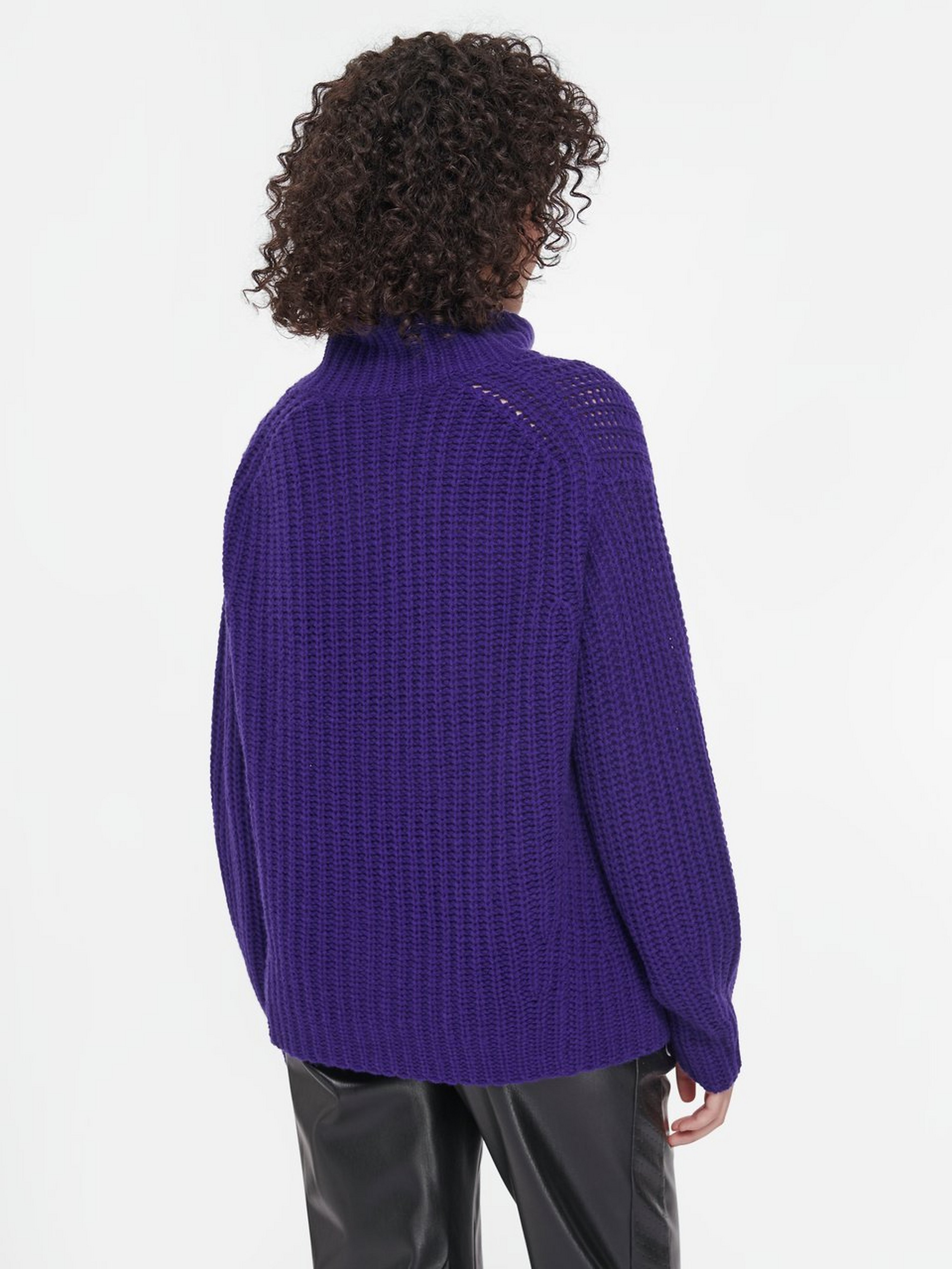 Kaschmir-Pullover mit Stehkragen