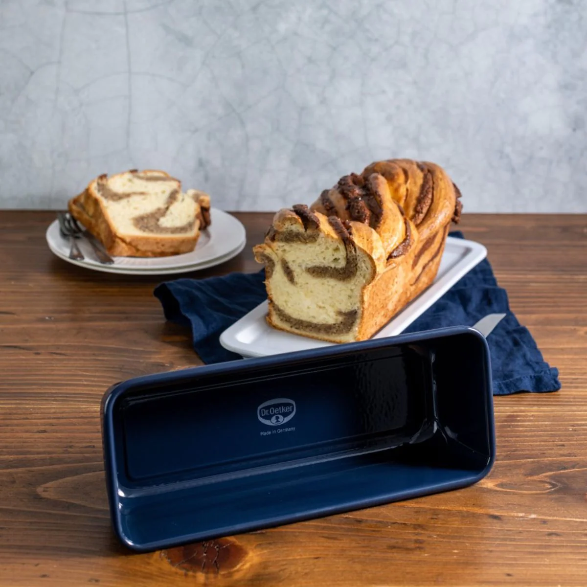 Set de 2 moules à cakes de 25 cm et 30 cm Dr. Oetker Back Liebe Dr. Oe