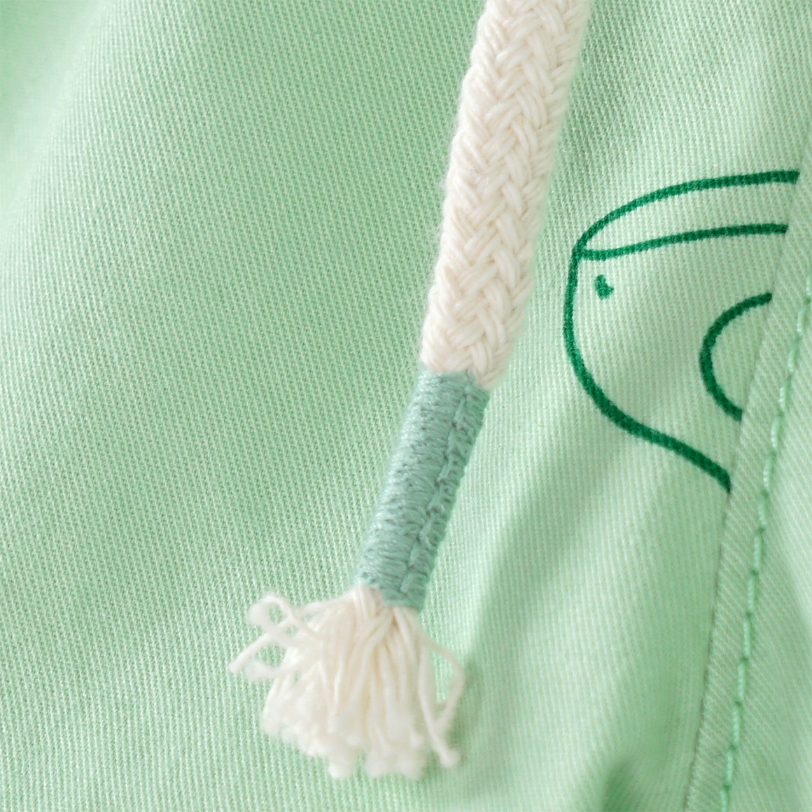 Topolino Jungen Shorts mit Chamäleon-Allover hellgrün