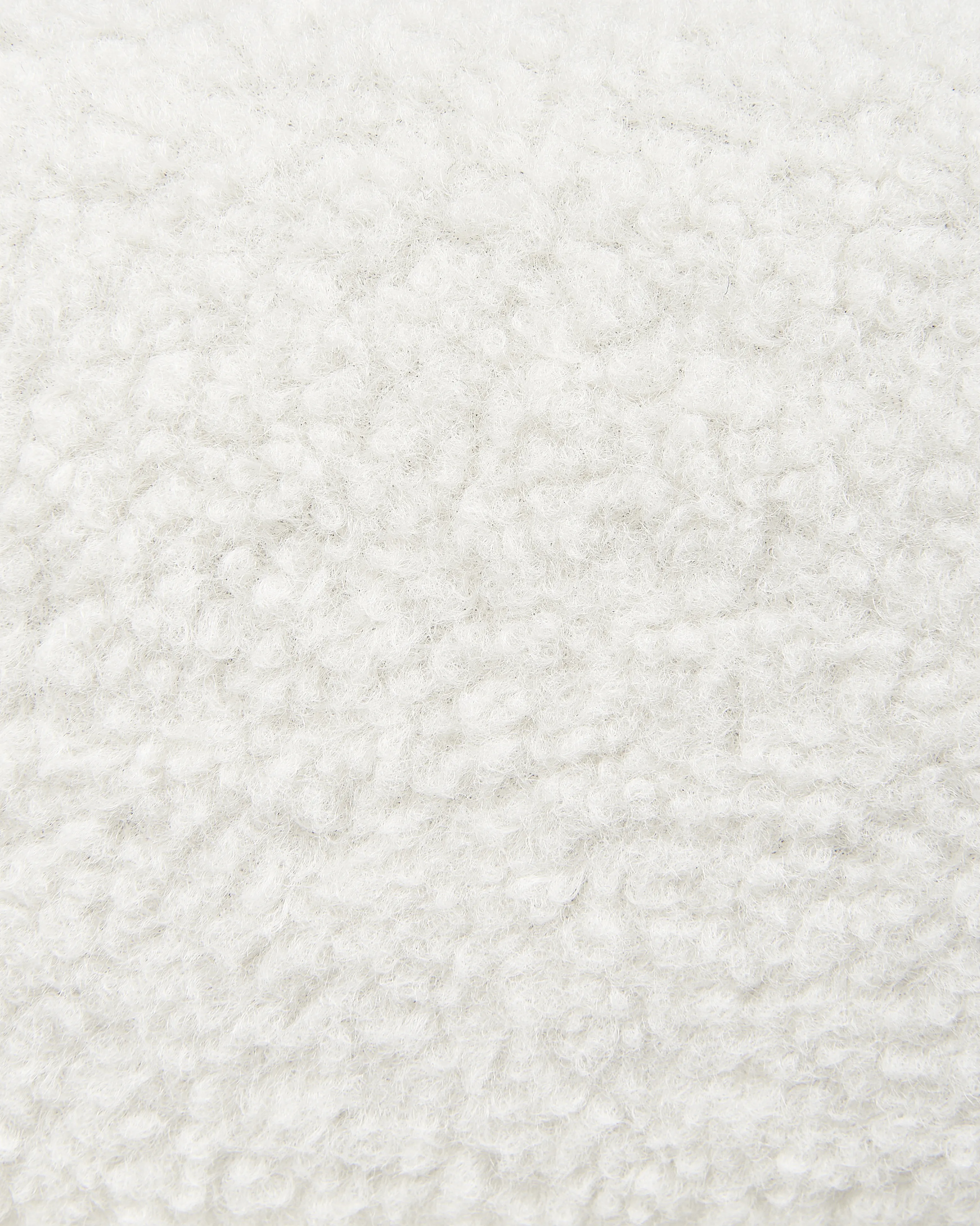 Fauteuil ODENZEN Bouclé Wit