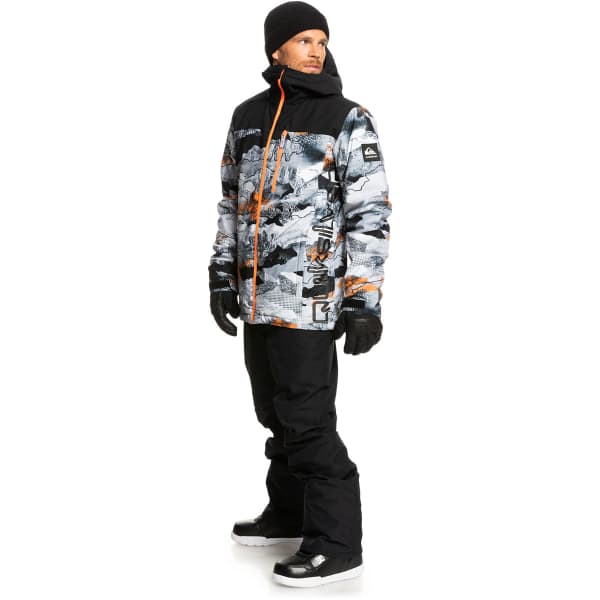 Veste de ski QUIKSILVER MORTON JK SHOCKING ORANGE PAINT THE MOUN