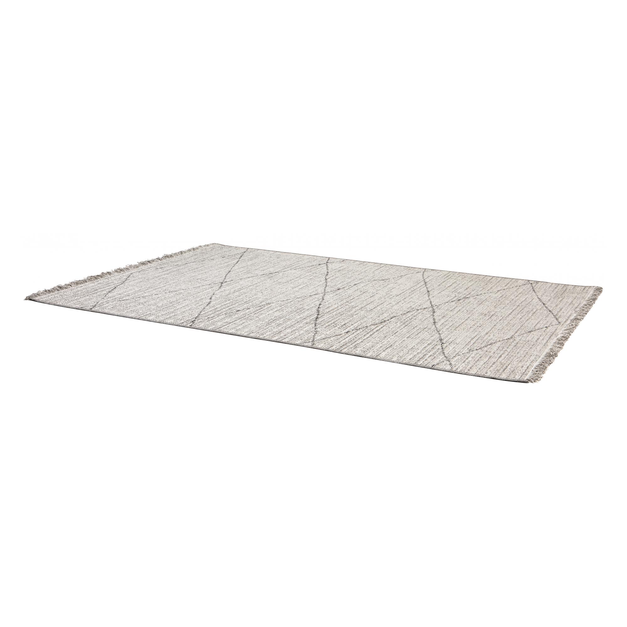 Tapis tweed outdoor neige 160 x 230 cm