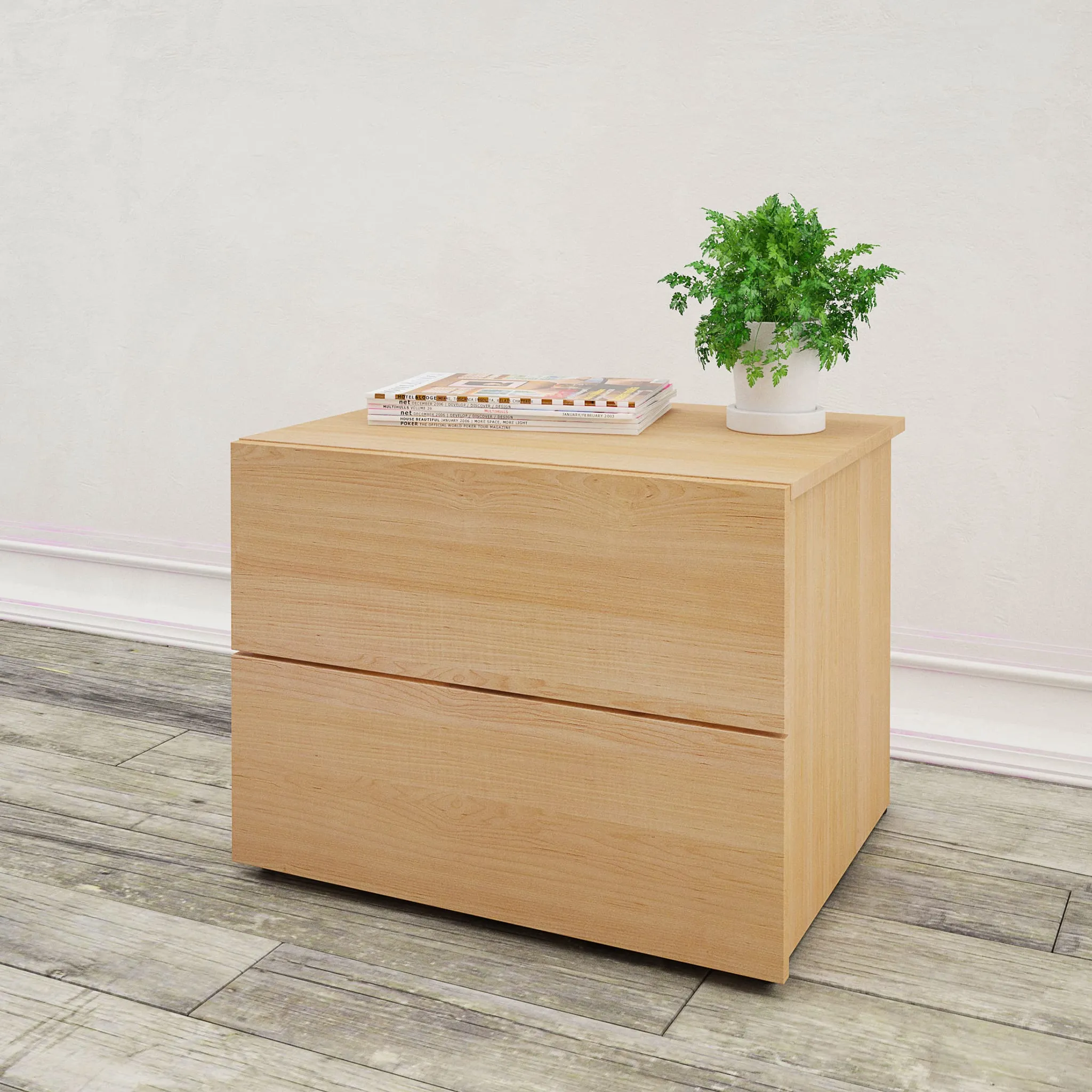 Nexera Table de Nuit Aruba - Érable Naturel
