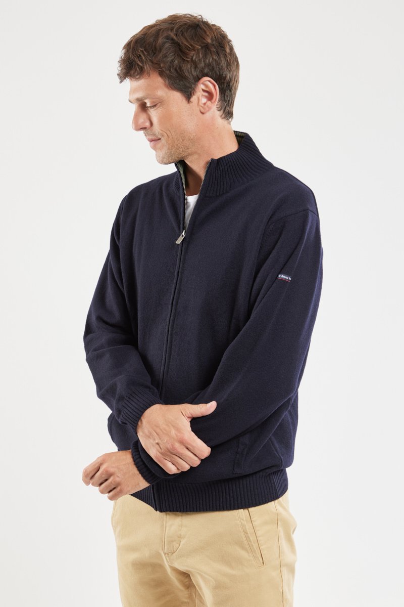 Gilet zippé - lambswool