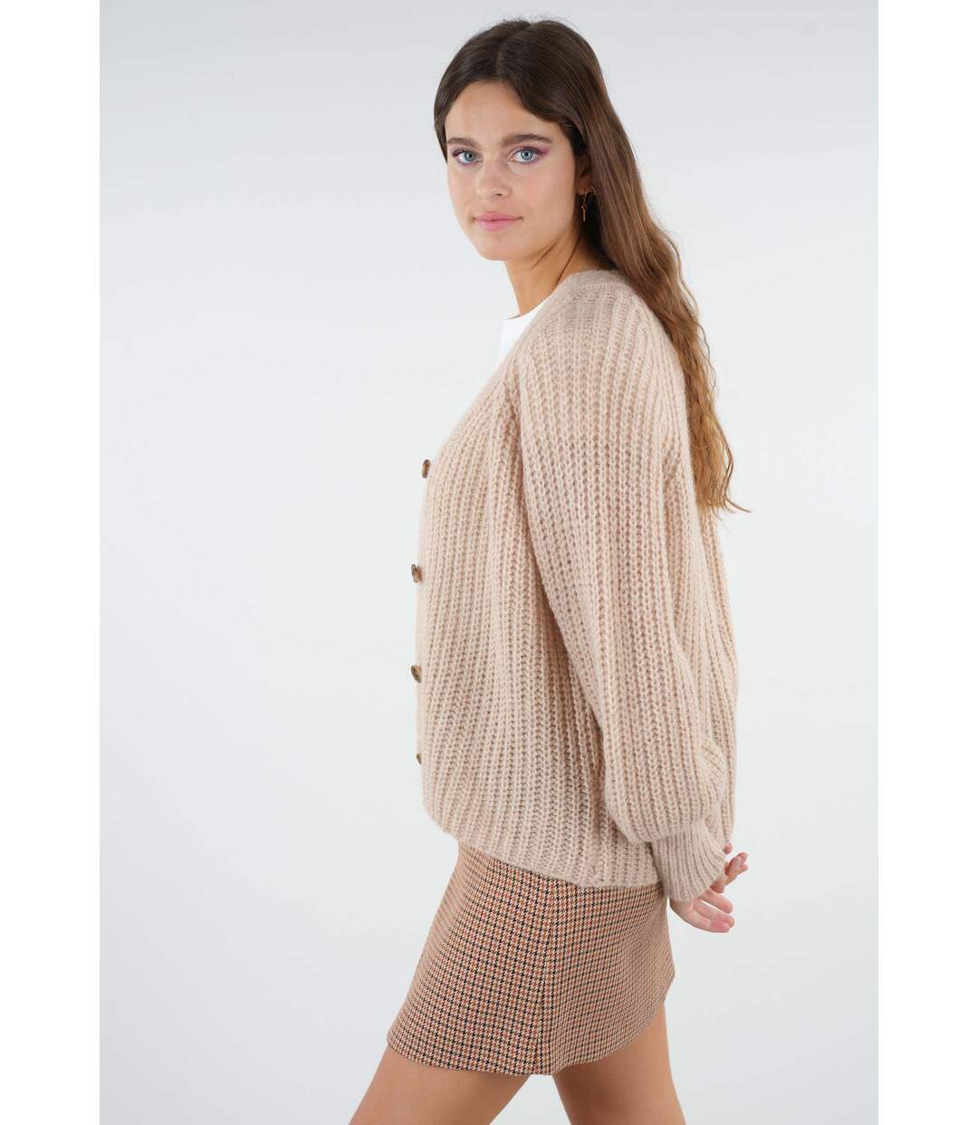 Gilet oversize manches raglantes ZANAE