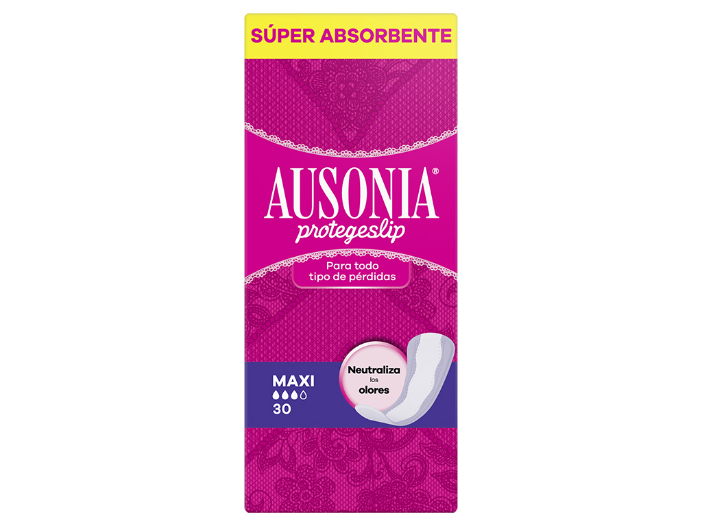 Pensos Diários Protegeslip Maxi Ausonia 30 un