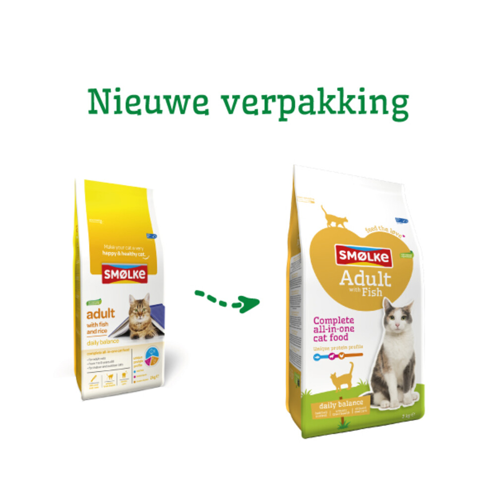 Smolke Kattenvoer Adult Vis2 kg