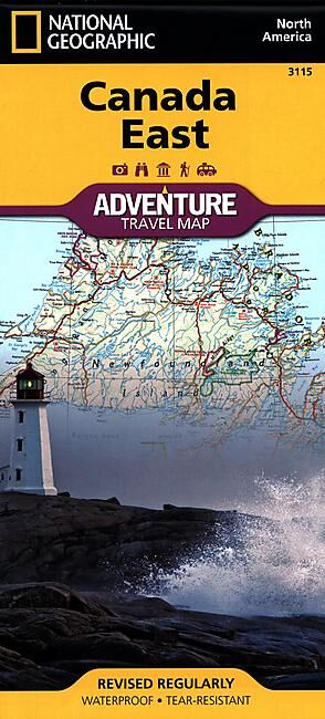 NATIONAL GEOGRAPHIC - 3115 CANADA EAST ECHELLE 1 2 100 000