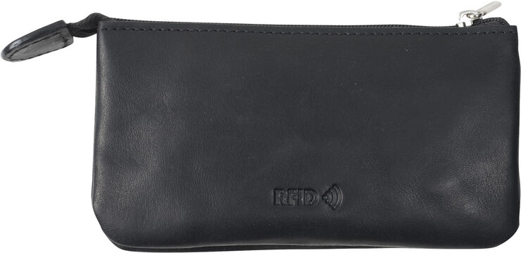 Tony Perotti Key pouch with zipper and two compartments RFID Black