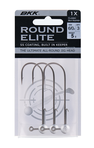 Têtes plombées BKK Round Elite Classic Bait Keeper 5g (3 pcs)
