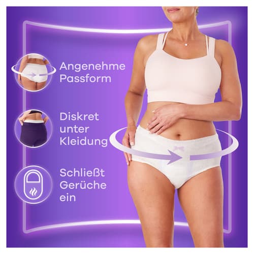 Always Discreet Inkontinenz-Höschen Für Frauen, XL, 7 Stück