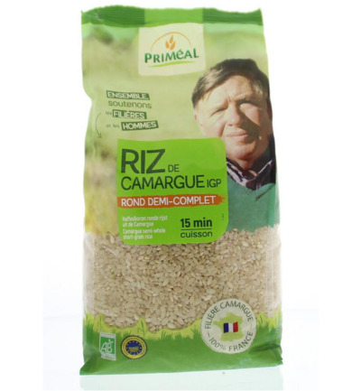 Priméal Halfvolkoren Ronde Rijst Camargue Bio (1000 gr)