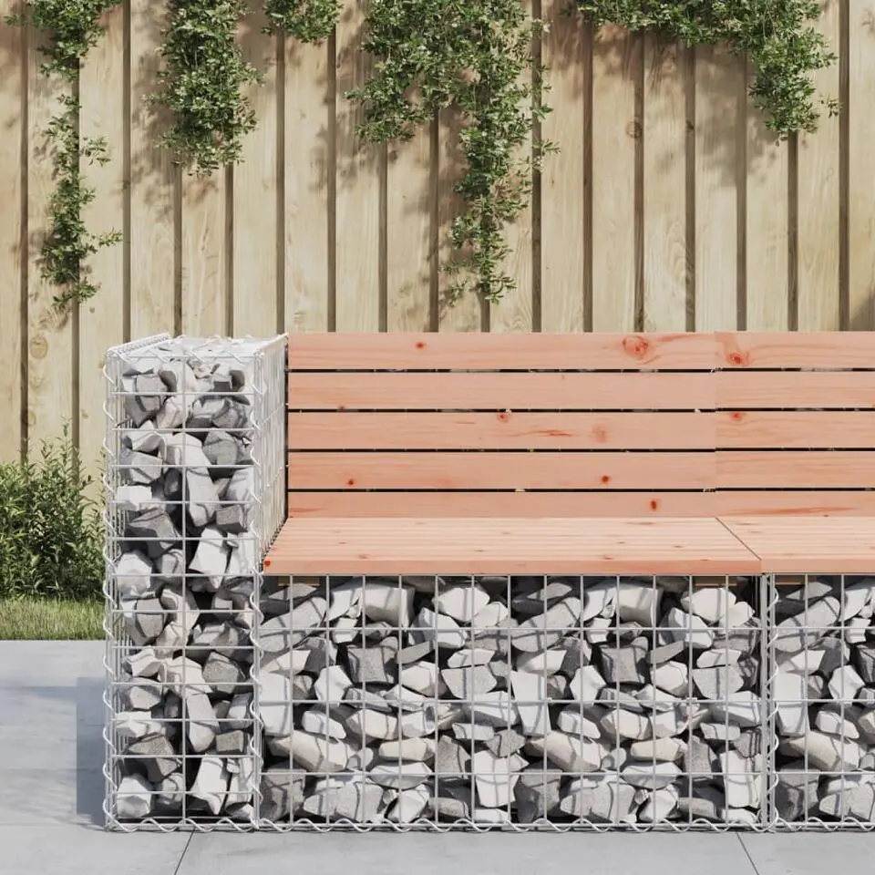 vidaXL - Tuinbank schanskorfontwerp - Massief douglashout - 92x71x65,5 cm