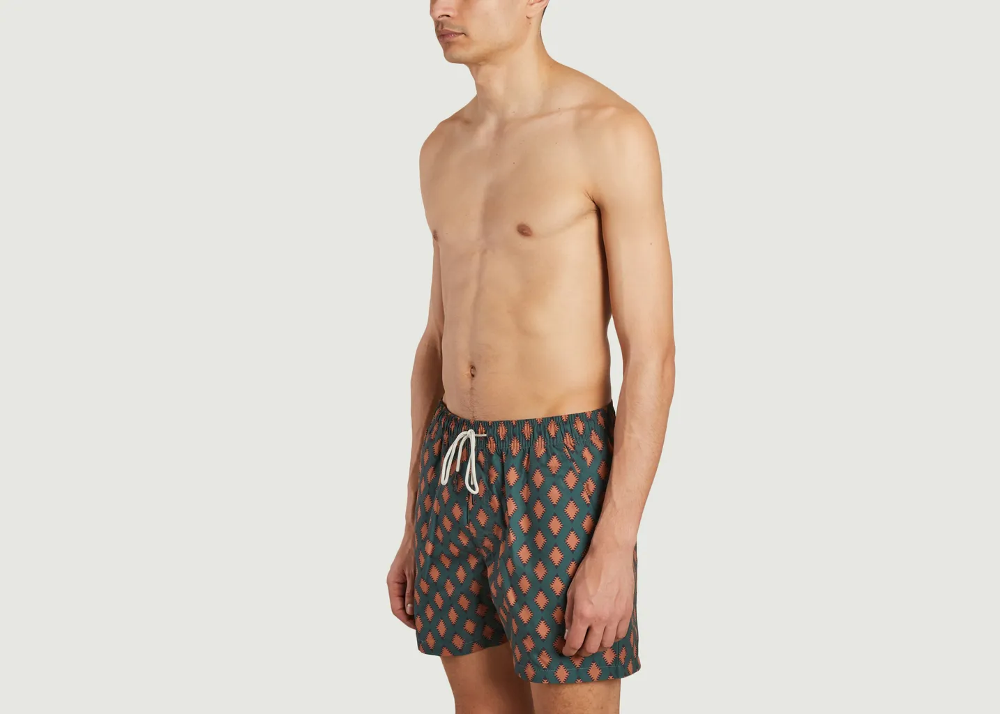 Short de bain motif géométrique Smokin Rustic OAS company