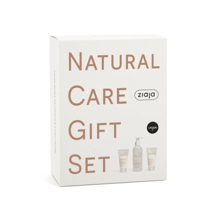 Ziaja Natural Care Set Nachtgesichtscreme 50 ml + Tagesgesichtscreme 50 ml + Gesichtsreinigungsgel 200 ml