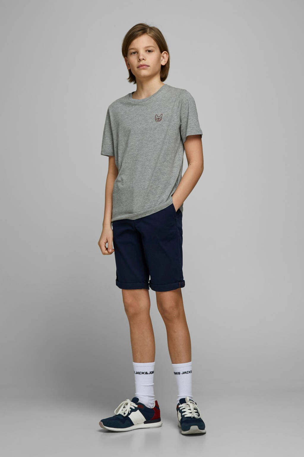 JACK & JONES bermuda JJIBOWIE donkerblauw