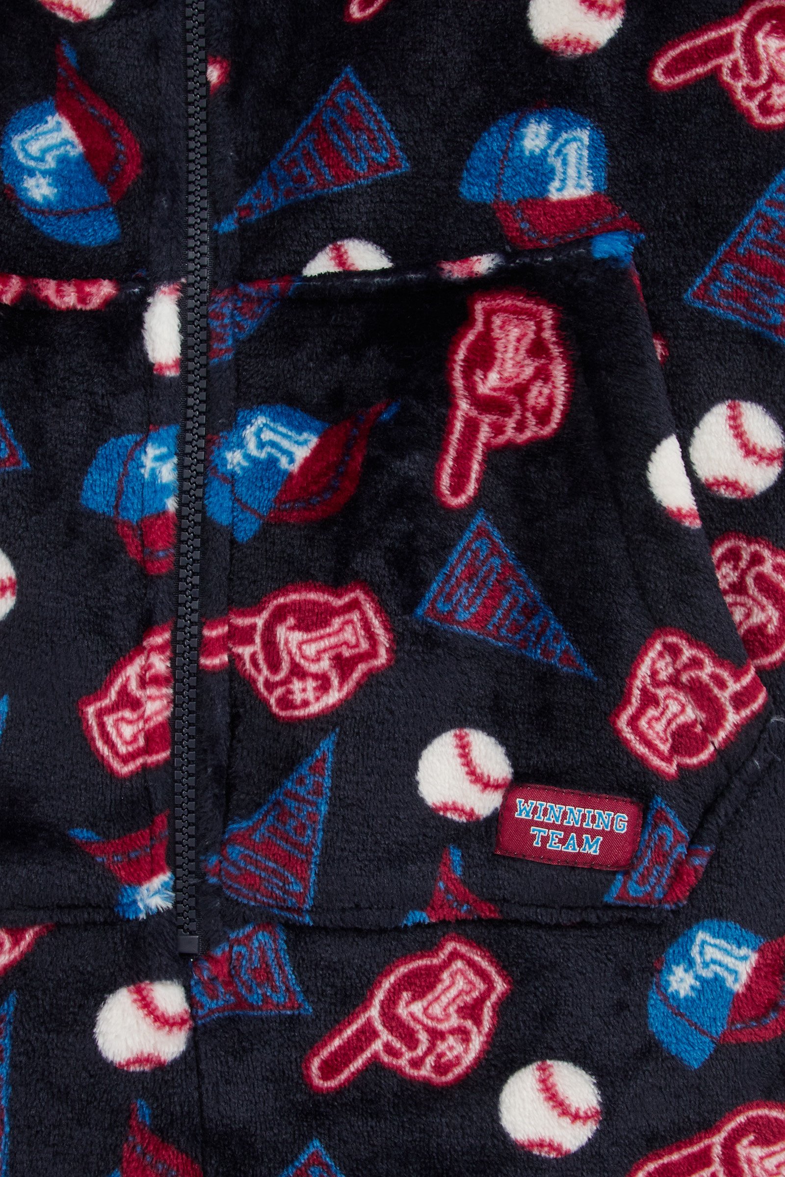 Jongens onesie met dessin WE Fashion Donkerblauw