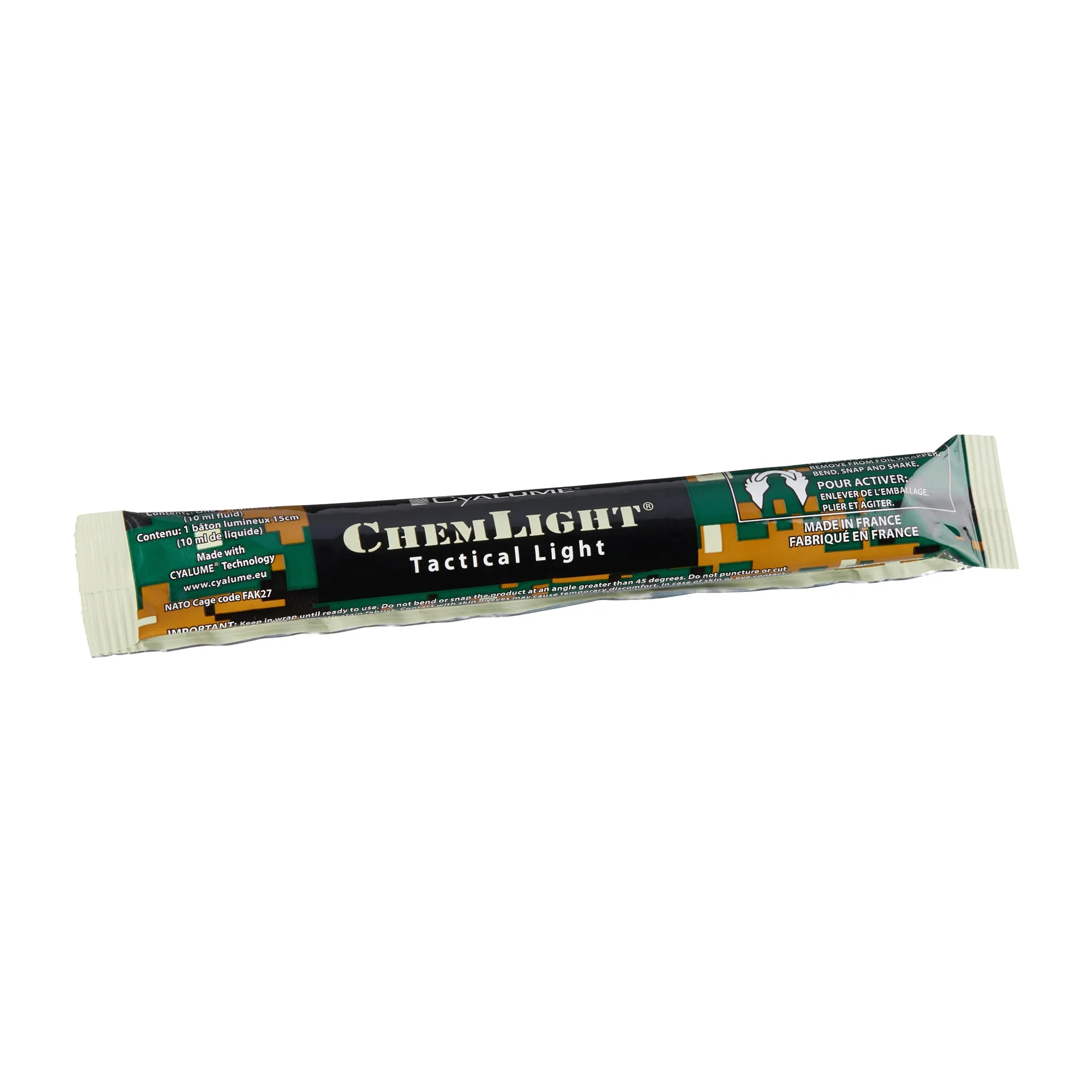 Cyalume -  Leuchtstab Chemlight 8 h 15 cm