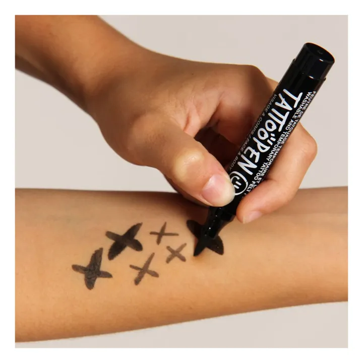 Nailmatic Kids Feutre de tatouage temporaire Tattoopen | Noir