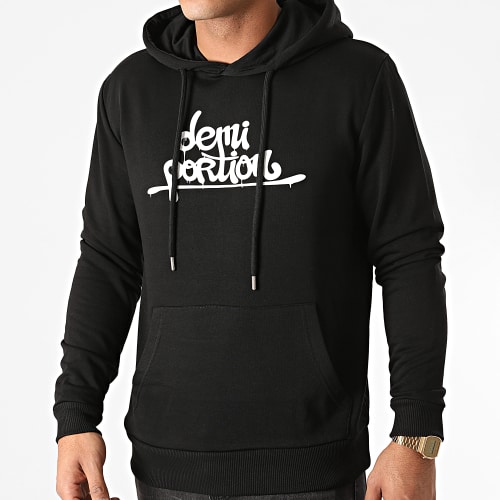 Sweat Capuche Logo Noir